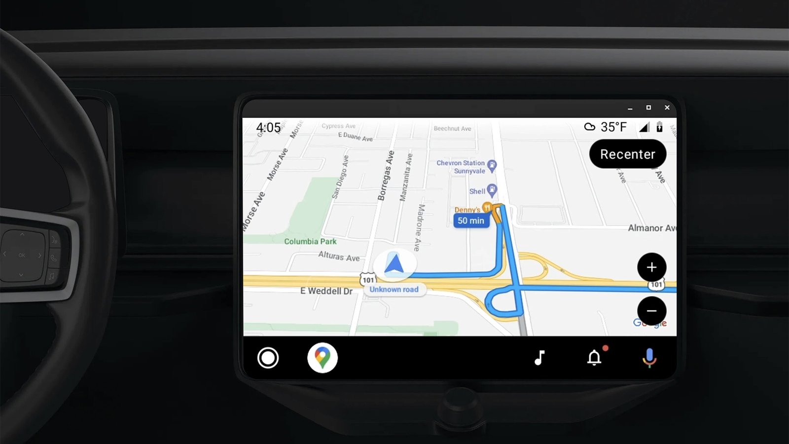 neural networks Google Maps on Android Auto