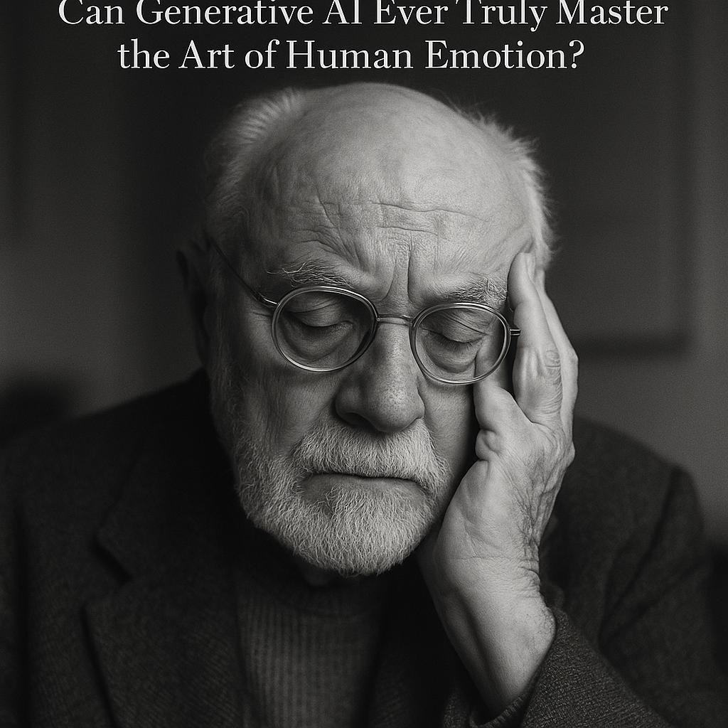 The New Turing Test: Can Generative AI Ever Truly Master the Art of Human Emotion? realistic photo of, award winning photograph, 50mm Artist: Henri Matisse